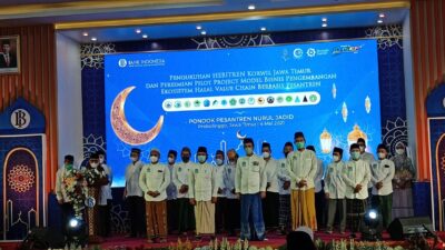 Pelantikan pengurus Koordinator Wilayah (Korwil) Hebitren (Himpunan Ekonomi Bisnis Pesantren) dilaksanakan di Aula Pondok Pesantren Nurul Jadid pada 4 Mei 2021