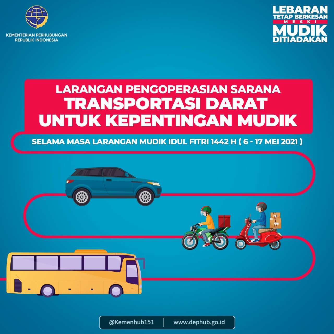 Foto: Ilustrasi Larangan Mudik