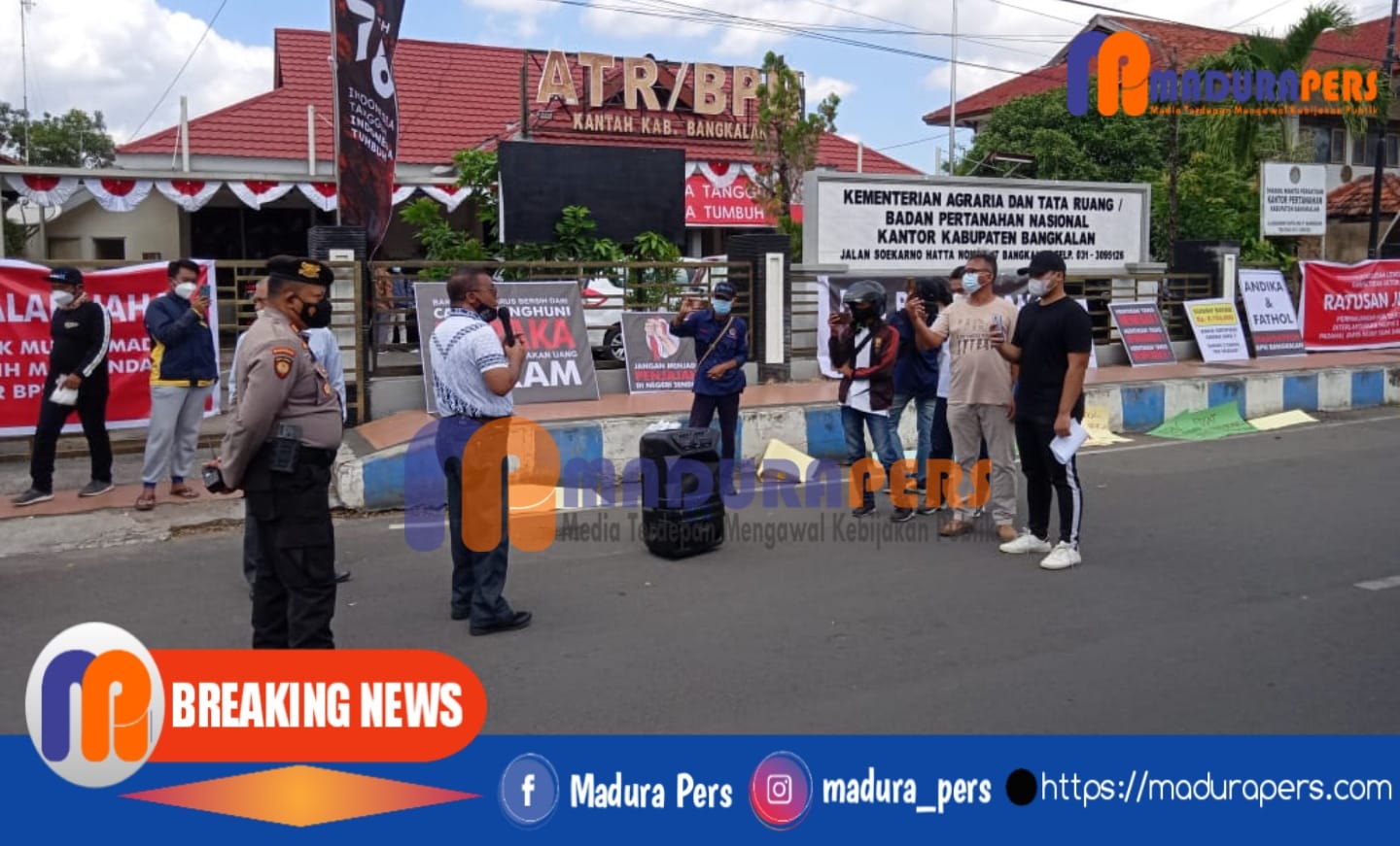 Aksi - ATR-BPN Bangkalan