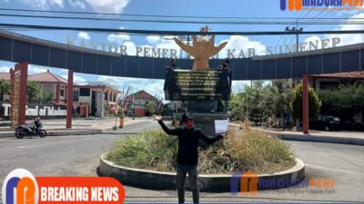 FKMS Gelar Aksi; Polres dan Kejari Sumenep Main Drama Soal Dugaan Korupsi Gedung Dinkes