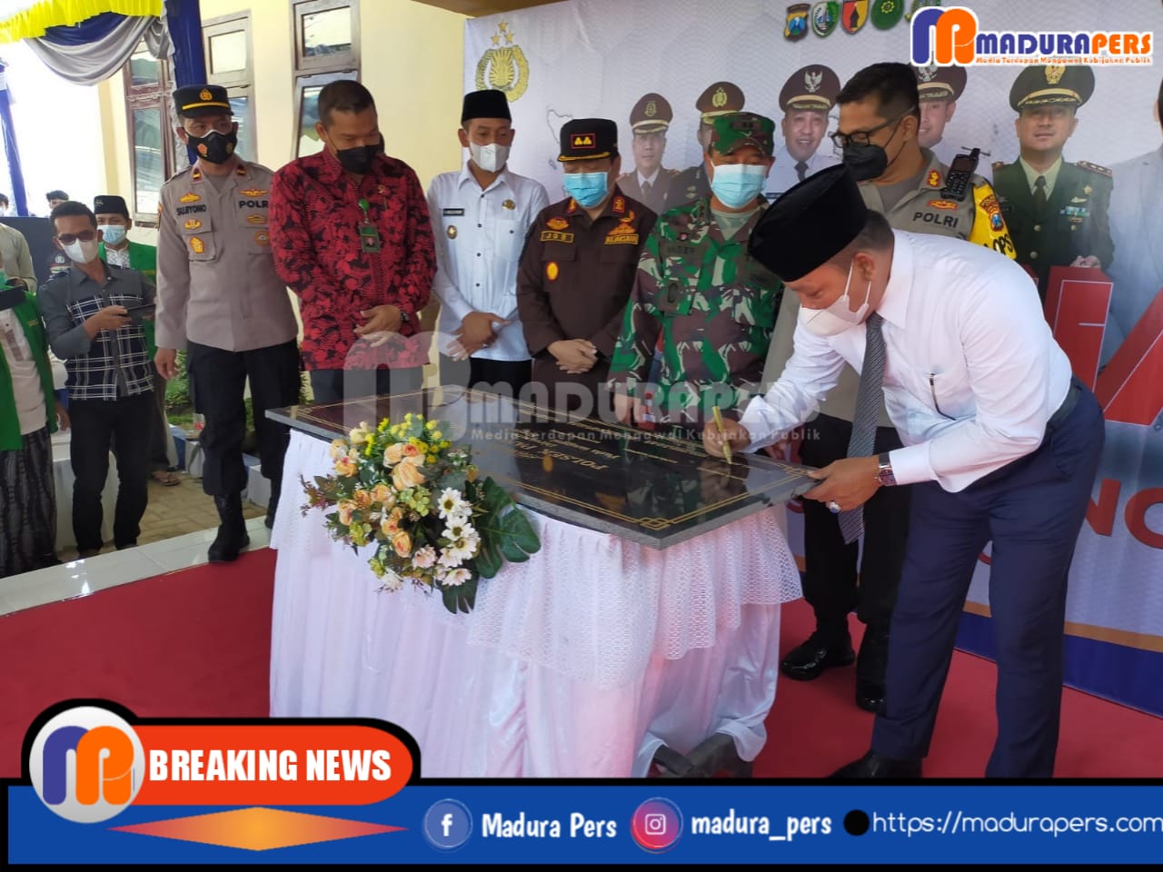 Peresmian Kantor Kepolisian