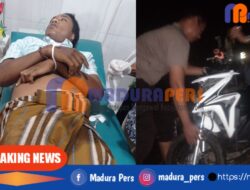Akibat Tidak Konsentrasi, Warga Ambunten Sumenep Saling Tabrak