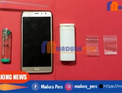 Pengguna Narkotika Jenis Sabu-Sabu Ditangkap Satresnarkoba Sumenep