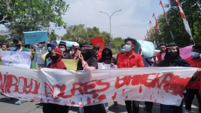 Dinilai Makan Gaji Buta, Puluhan Mahasiswa Desak Polres Atas Maraknya Kasus Kriminal di Bangkalan