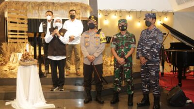 Forkopimda Jatim Berkeliling Gereja dan Pos Pengamanan Nataru