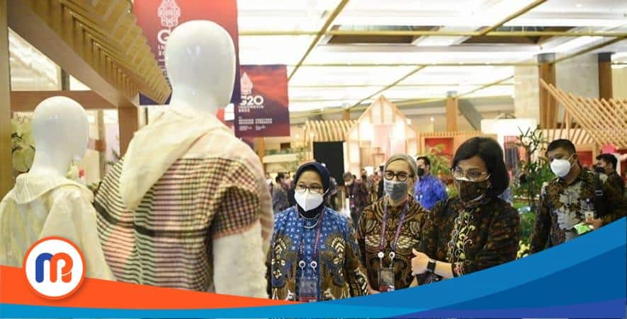 LPEI membawa UMK berorientasi ekspor dalam perhelatan Pertemuan G20 (Sumber: Kemenkeu, 2022).