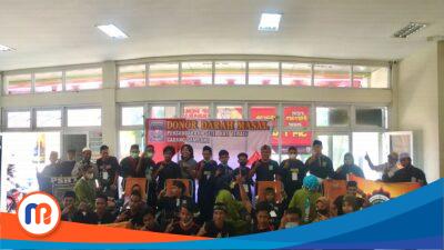 Peringati Usia yang Ke 100 Tahun, Warga PSHT Cabang Sampang Gelar Donor Darah Masal Di Puskesmas Banyuates