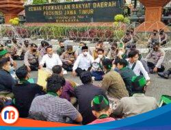 Di Hadapan Massa HMI, Anggota DPRD Jatim akan Sampaikan Tuntutan Mahasiswa ke Pemerintah