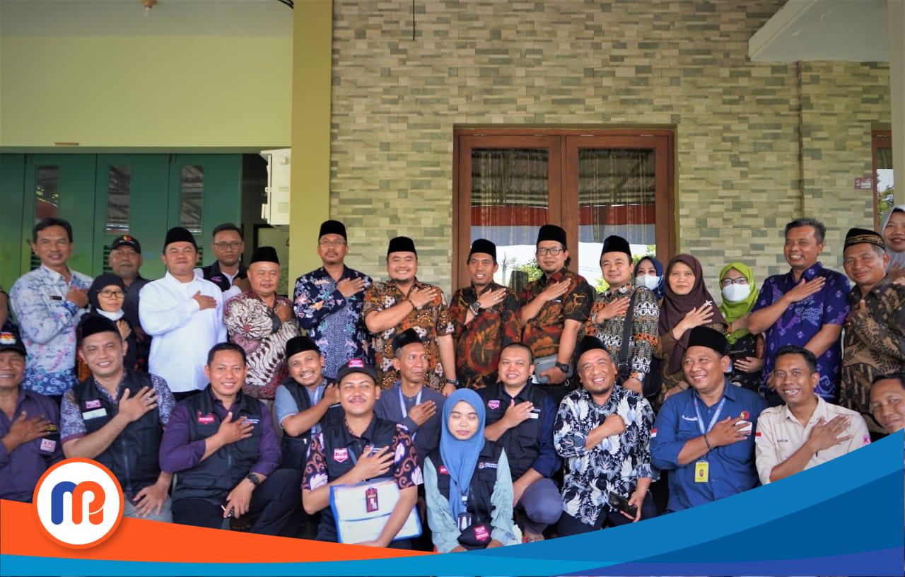 KPU RI dan Provinsi Jatim saat supervisi Coklit ke rumah Gus Mudlor di Sidoarjo