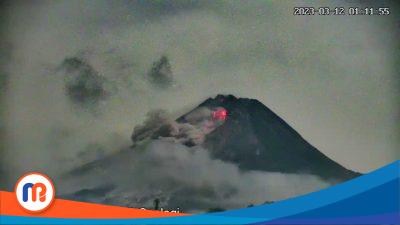 Gunung Merapi Tetap Level 3 atau Siaga