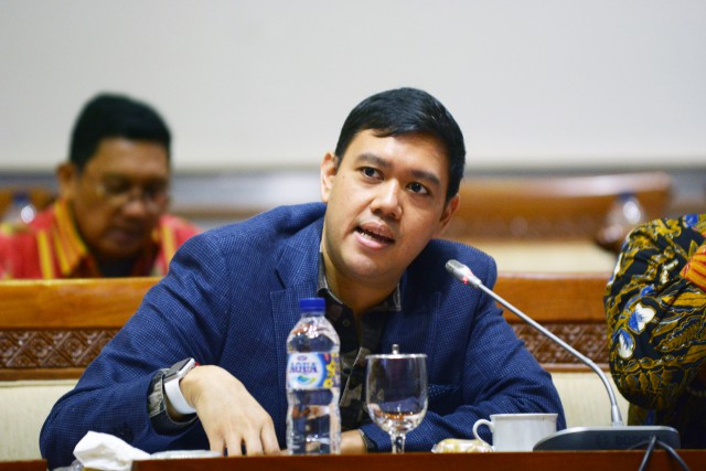Dave Akbarshah Fikarno, Anggota Komisi I DPR-RI dari Fraksi Parta Golongan Karya (Golkar) (Sumber foto: Partai Golkar, 2023).