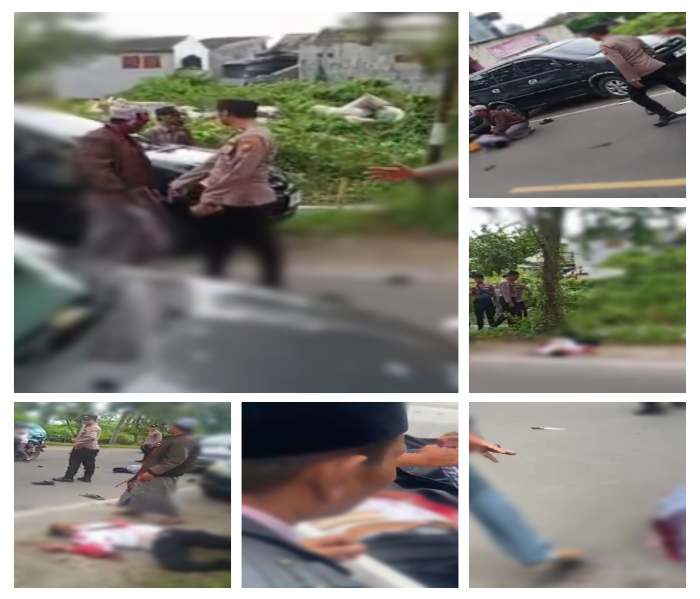 Tanggapan layar video korban kekerasan pembacokan motif Pilkades di Jl. Halim Perdana Kusuma, Kelurahan Mlajah, Kecamatan Bangkalan, Kabupaten Bangkalan, pada Rabu (5/4/2023) siang (Dok. Madurapers, 2023).