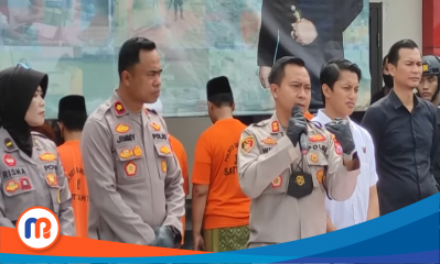 Tangkapan layar foto Kapolres Bangkalan dalam video Konferensi Pers Ungkap Kasus Tragedi Pembacokan di Channel YouTube Humas Polres Bangkalan, Rabu (13/4/2023) (Sumber: Humas Polres Bangkalan, 2023).
