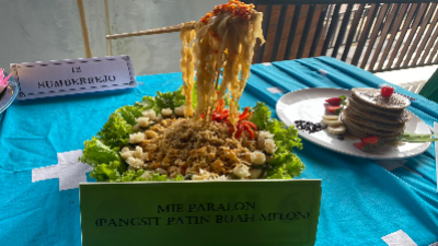 Mie Paralon kuliner lezat dan sehat khas Bojonegoro kreasi masyarakat Kecamatan Sumberrejo, Kabupaten Bojonegoro (Sumber foto: Pemkab Bojonegoro, 2023).