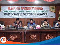 DPRD Sumenep Gelar Paripurna, Bahas Penyampaian Nota Penjelasan Bupati Fauzi