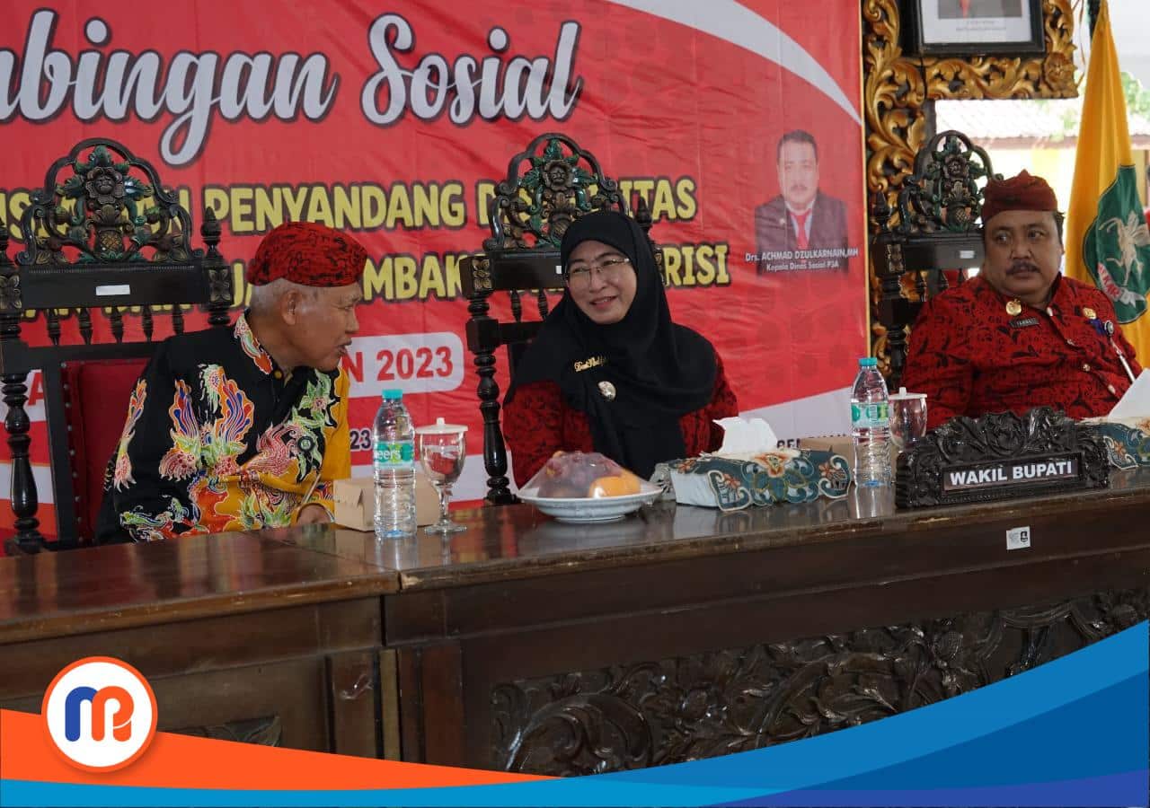 Wabup dan Kadinsos dan P3A Sumenep