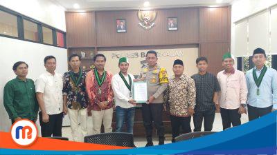 Jelang Pilkades Tahap III, HMI Gelar Audensi Ke Polres Bangkalan