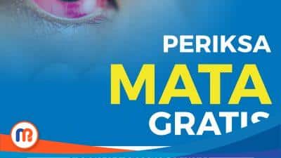 Kades Bandasoleh Membuka Pengobata Mata Gratis, Ada 130 Orang Melakukan Periksa Mata