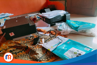 Ilustrasi kegiatan administrasi survei politik