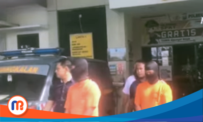 Tangkapan layar 2 (dua) orang tersangka pelaku carok maut yang menelan korban nyawa 4 (empat) orang, Jumat (12/1/2024) sekitar pukul 19.00 WIB (Dok. Madurapers, 2024).