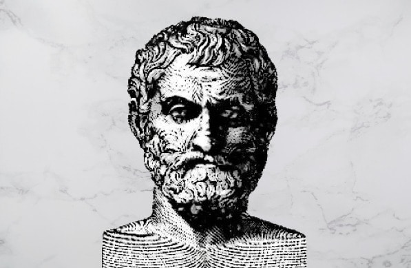 Anaximander, filsuf Yunani kuno yang dikenal sebagai salah satu tokoh penting dalam sejarah filsafat Barat