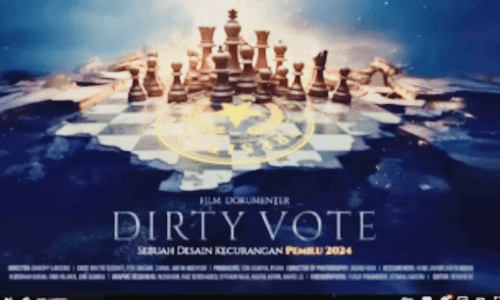 Film dokumenter "Dirty Vote" membongkar desain kecurangan pada Pemilu tahun 2024 menjadi sorotan publik Indonesia (Dok. Madurapers, 2024)