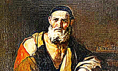 Leucippus dari Miletus, filsuf Yunani kuno yang merupakan tokoh utama dalam pengembangan atomisme