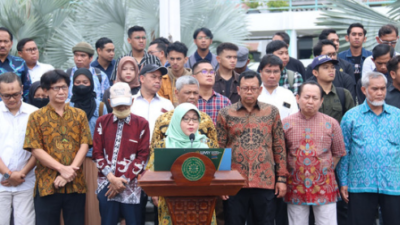 Dewan Guru Besar Universitas Muhammadiyah Yogyakarta (UMY) mengeluarkan pernyataan sikap sebegai pesan moral kepada penyelenggara negara, pada Sabtu (3/2/2024)