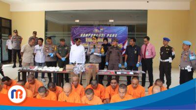 Polres Sumenep Berhasil Ungkap Puluhan Kasus Selama Operasi Pekat Semeru 2024 