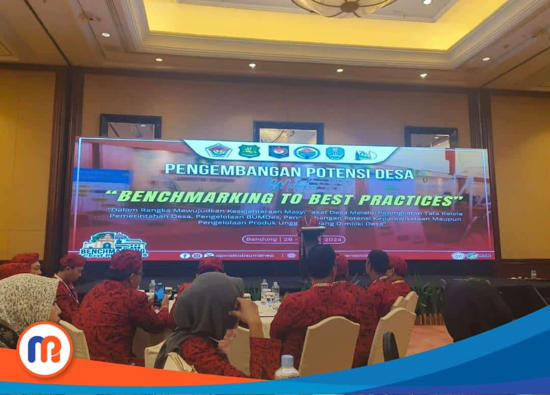 Potret kegiatan program Benchmarking to Best Practice atau bimbingan teknis (bimtek) Dinas Pemberdayaan Masyarakat Desa (DPMD) Kabupaten Sumenep