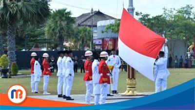 Upacara HUT RI ke-79 di Sumenep, Kibarkan Bendera Duplikat BPIP