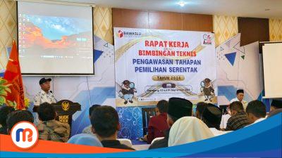Pemantapan Pengawasan, Bawaslu Sampang Gelar Rakernis Bersama Panwascam dan PKD