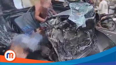 Kecelakaan Lalu Lintas di Jalur Nasional Sampang, Sopir Mobil Pick Up Tewas