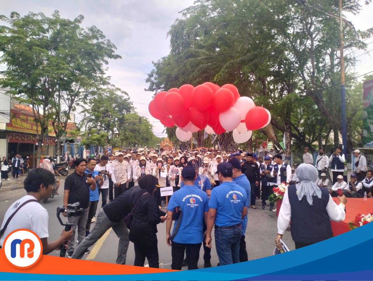 Bawaslu lepas ribuan peserta apel siaga