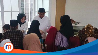 Achmad Fauzi Awali Hari Pencoblosan dengan Santunan Anak Yatim di Kediamannya