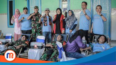 Donor Darah Warnai Festival Pesisir SKK Migas-HCML di Desa Lobuk