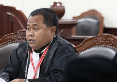 Kuasa Hukum Pihak Terkait, Ansorul Huda, S.H., M.H., di Ruang Sidang Gedung II MK, Jumat (17/01/2025)