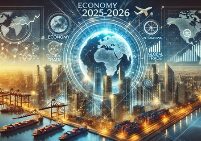 Ilustrasi keadaan ekonomi global tahun 2025 dan 2026