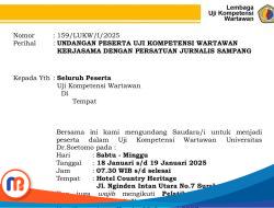 Kerja Sama dengan Unitomo, PJS Fasilitasi Anggotanya Ikuti UKW Muda dan Madya 