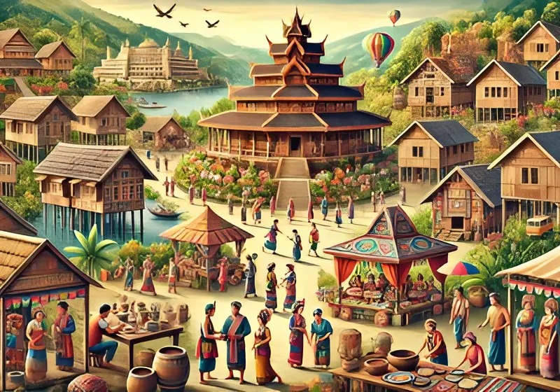 Fenomena kehidupan sosial kemasyarakatan, yang mana mengimplementasikan unsur-unsur utama kebudayaan. Hal ini karena kebudayaan adalah pola hidup yang dipelajari dan diwariskan dari generasi ke generasi berikutnya