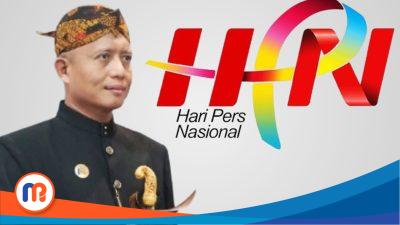 Kolase Direktur Utama BPRS Bhakti Sumekar, H. Hairil Fajar pada momentum peringatan Hari Pers Nasional (HPN) 2025