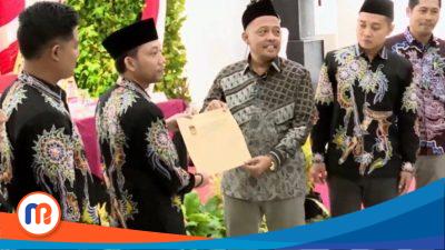 Ketua KPU Sumenep Serahkan SK Penetapan Bupati Terpilih ke DPRD