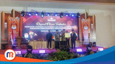 KPU Pamekasan Tetapkan Kholilurrahman-Sukriyanto sebagai Bupati dan Wakil Bupati Terpilih