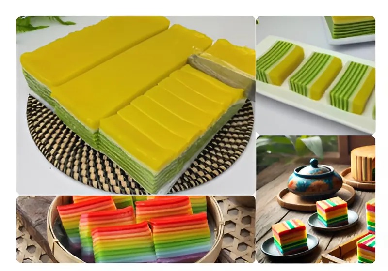 Kue lapis, panganan panganan khas nusantara yang rasanya manis dan teksturnya kenyal. Camilan ini banyak digemari oleh berbagai kalangan, baik anak-anak maupun orang dewasa