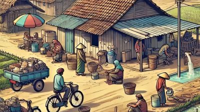Ilustrasi kehidupan penduduk miskin di Kabupaten Bangkalan, Madura, Provinsi Jawa Timur (Jatim)