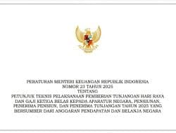 Pemerintah Atur Teknis Pemberian THR dan Gaji ke-13 Tahun 2025