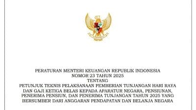 Pemerintah Atur Teknis Pemberian THR dan Gaji ke-13 Tahun 2025