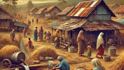 Ilustrasi gambaran kehidupan penduduk miskin di Kabupaten Sumenep, Madura, Provinsi Jawa Timur dalam beberapa tahun terakhir