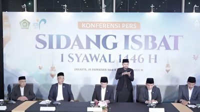 Konferensi pers sidang isbat 1446 Hijriah/2025 Masehi