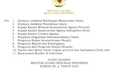 Panduan Ibadah Ramadan dan Idul Fitri 2025 Resmi Diterbitkan